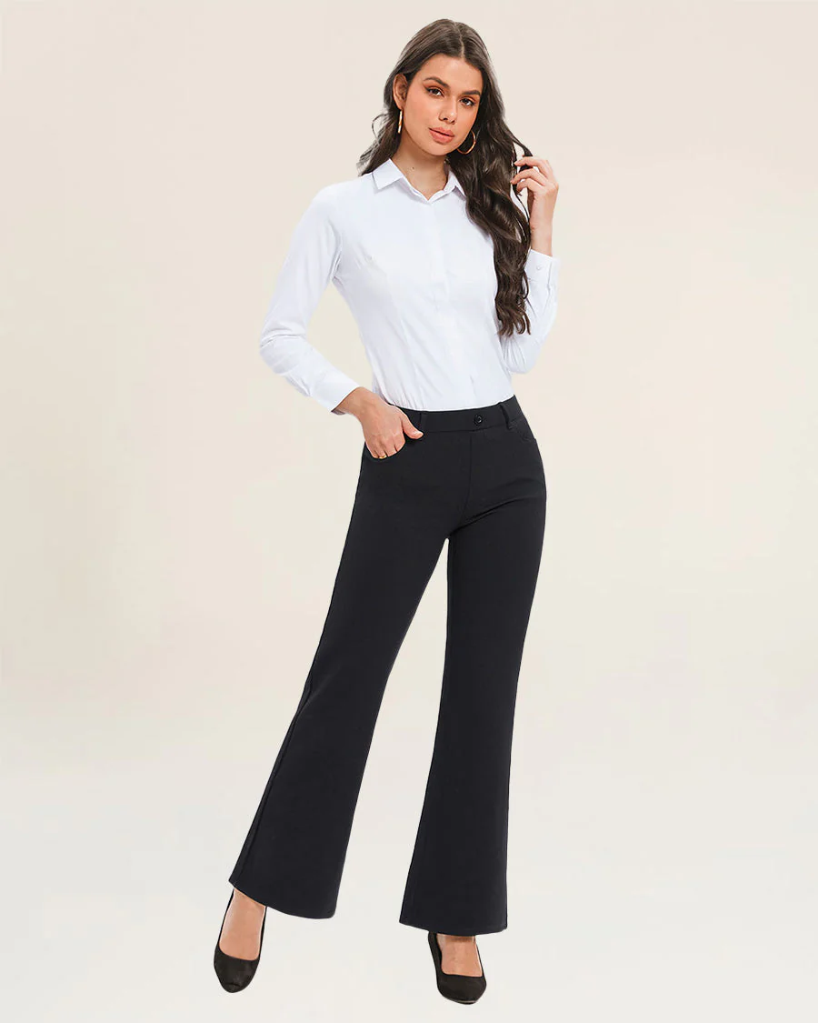 Women Classic Dress Pant | Wide 31'' - Image 5